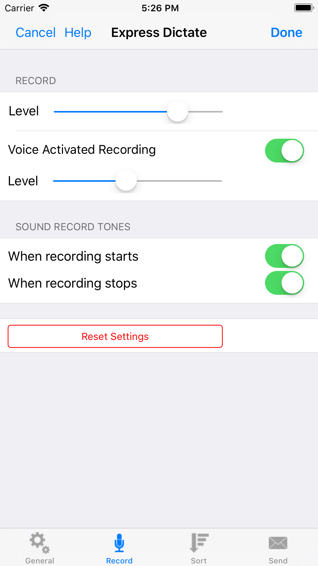 Express Dictate Dictation App screenshot 5