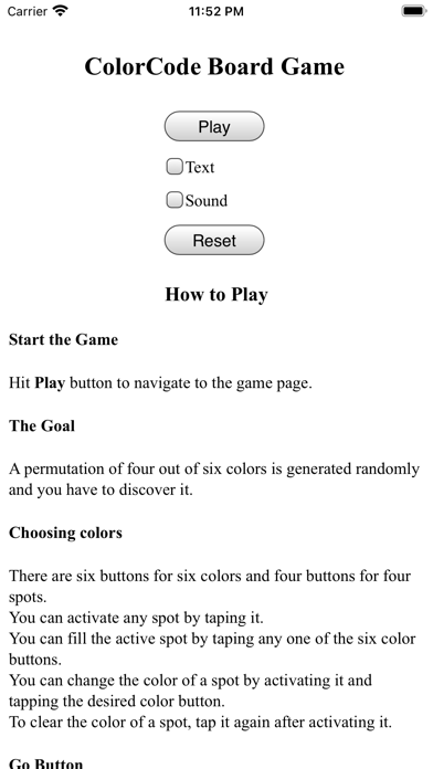 Screenshot #3 pour Color-Code Game