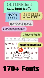 color fonts keyboard pro iphone screenshot 1