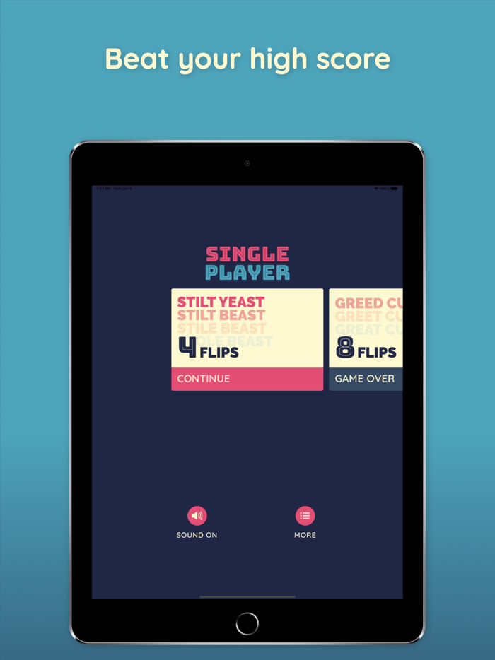 Flip Flop Daily word challenge