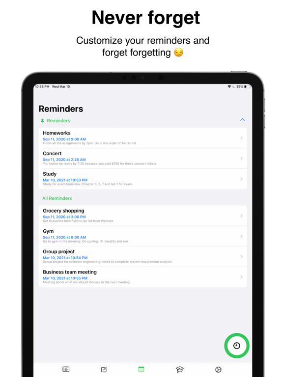 Sortify: Pocket Planner iPad screenshot 9 - Productivity app