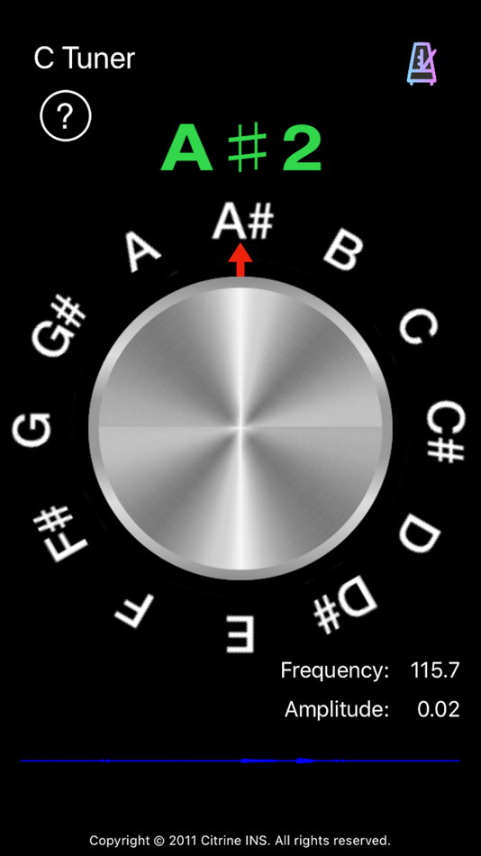 #3. C Tuner (iOS) 由: Jongyun Park