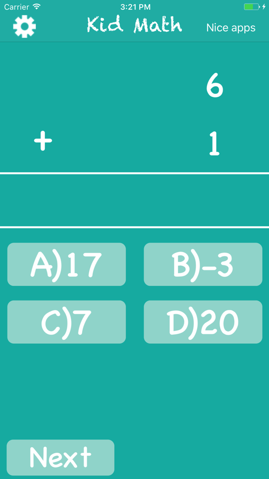 #2. Kid Math Fun (iOS) 由: gangadhar goud