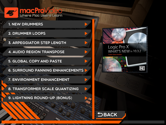 Screenshot #5 pour Whats New For Logic Pro X