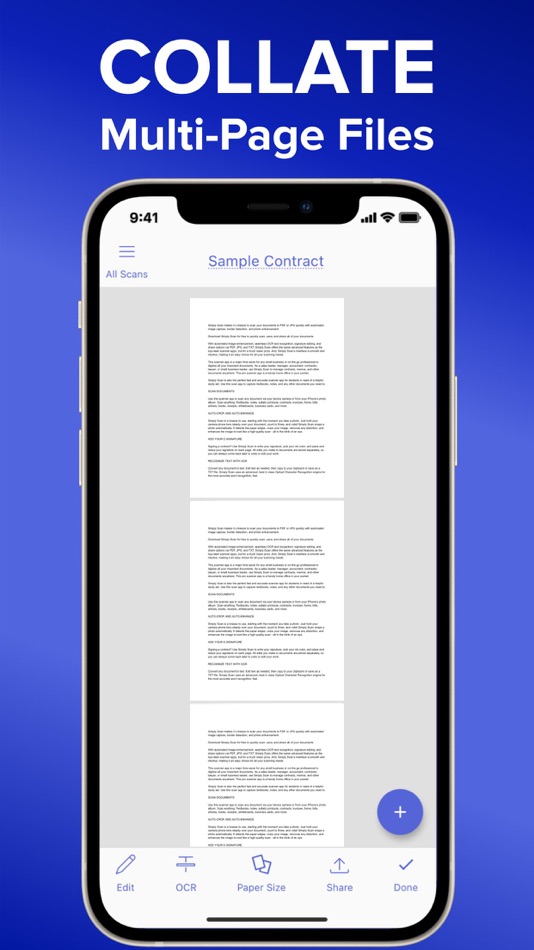 #7. Simply Scan Scanner PDF Editor (iOS) Podle: Mizh LLC