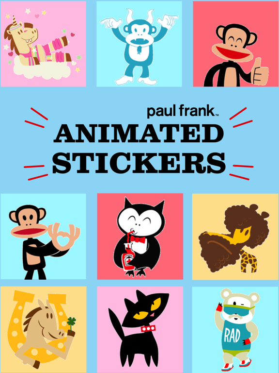 Screenshot #4 pour Paul Frank Animated Stickers