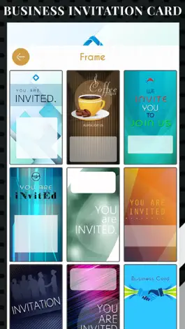 Game screenshot Business Invitation Cards HD apk