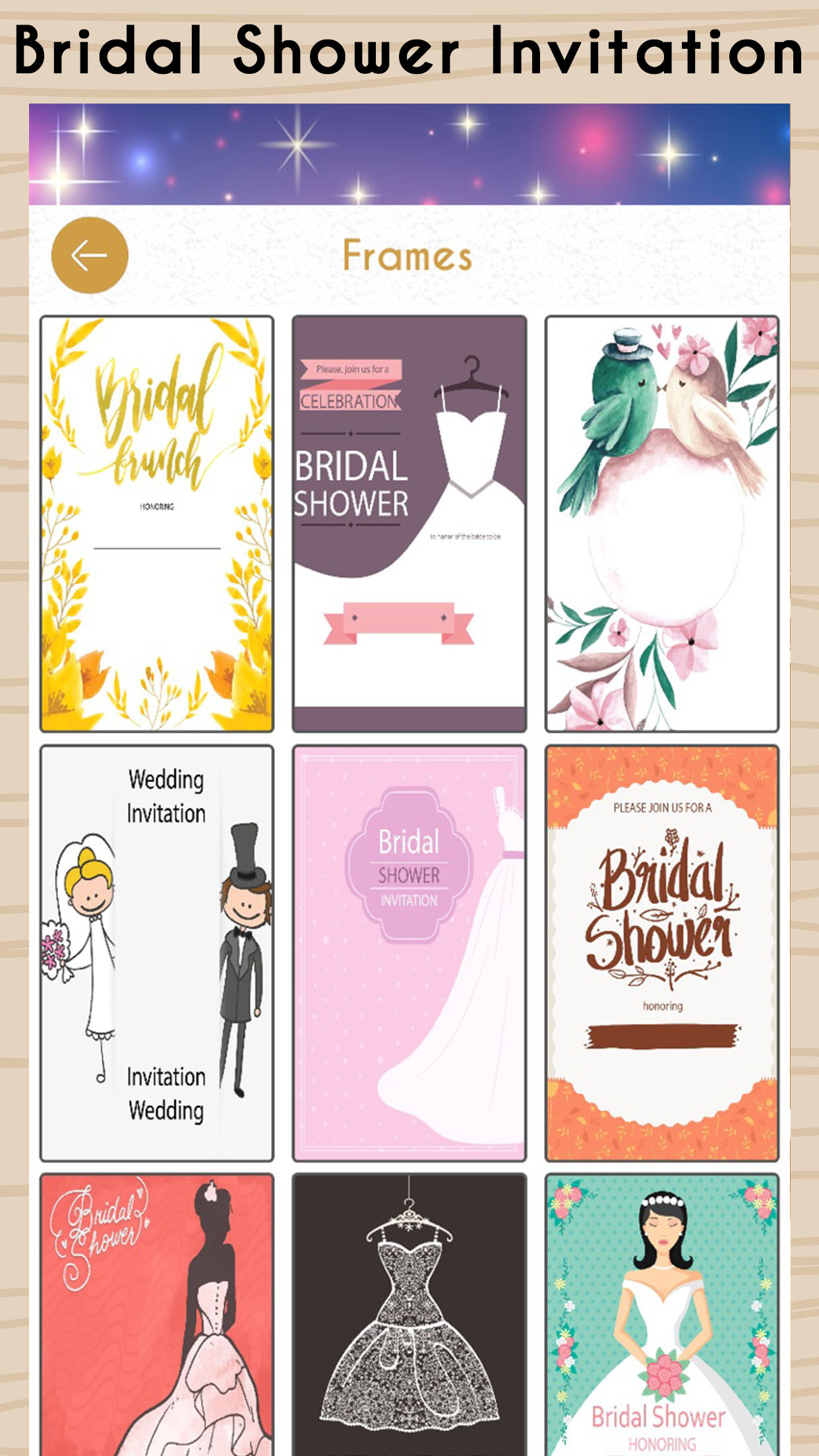 Bridal Shower Invitation Cards