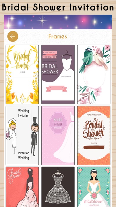 Bridal Shower Invitation Cards screenshot