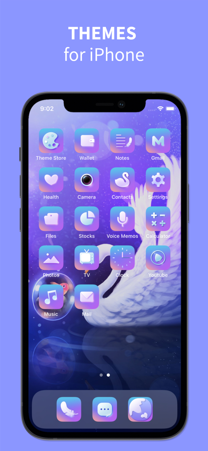 Theme Store widget changer