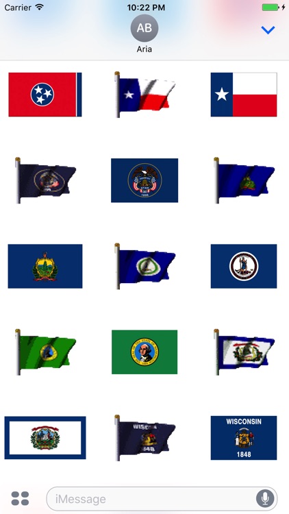 Animated Flags Of 50 US States screenshot-7