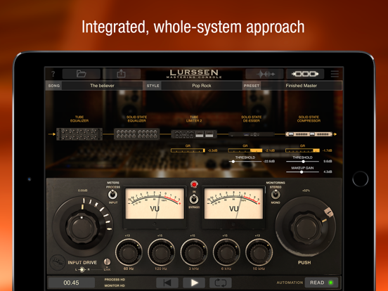 Lurssen Mastering Console iPad app afbeelding 5