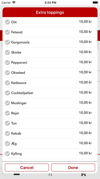 Center Pizza, Kolding screenshot-5