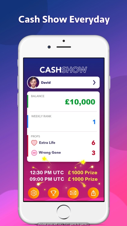 Cash Show UK - Win Real Cash!