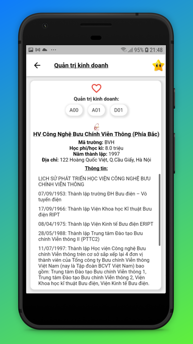 Hướng Nghiệp - Chọn ngành - ĐH Screenshot