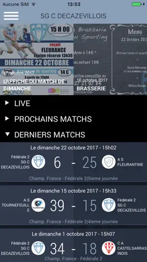 Sporting Club Decazevillois screenshot 1
