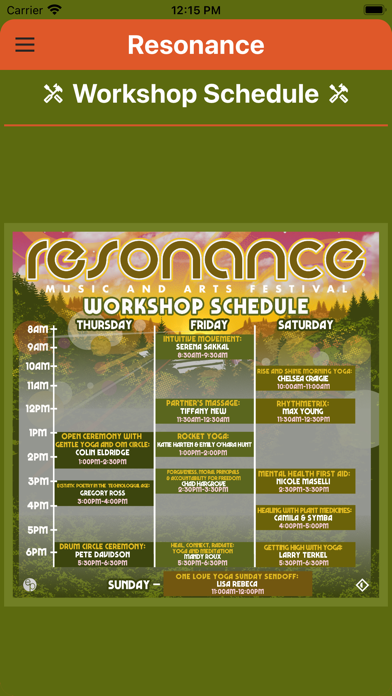 Resonance Music Festival Screenshot