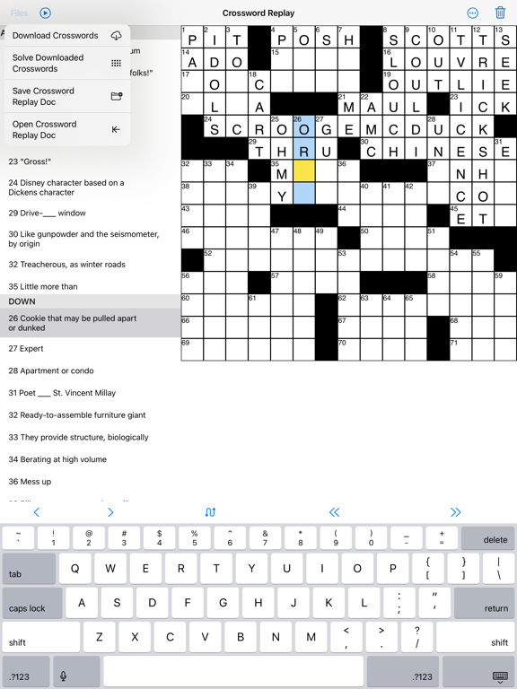 Screenshot #5 pour Crossword Replay