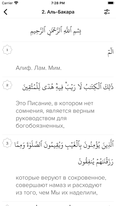 Quran Academy translations app Screenshot