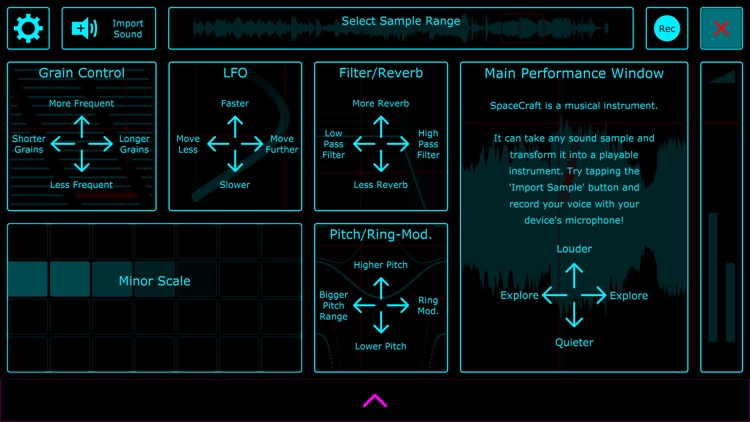 SpaceCraft Granular Synth screenshot-4