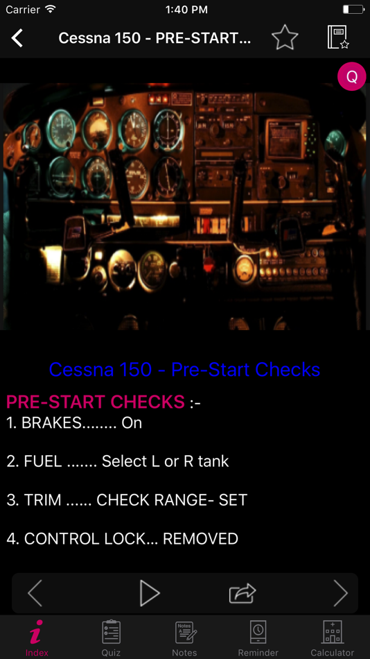 #4. Cessna 150 Checklist (iOS) 来自: Raj Kumar