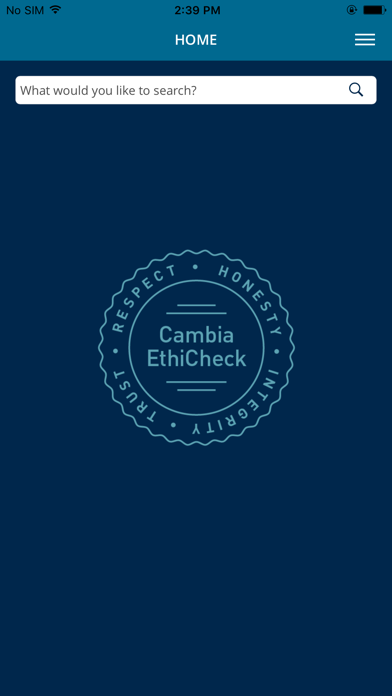 Cambia EthiCheck Screenshot