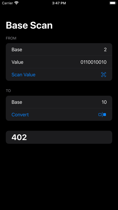 Base Scan Screenshot