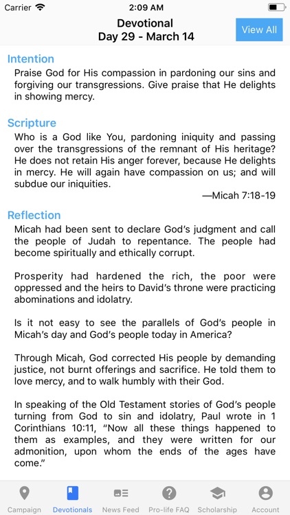 40 Days For Life App