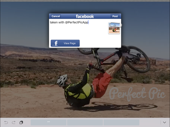Perfect Pic iPad screenshot 5 - Photo & Video app