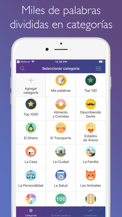 English words with ReWord