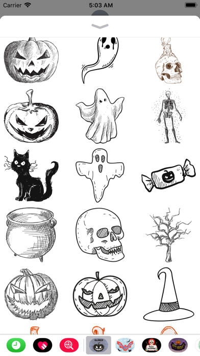 Halloween Sketch Elements Screenshot