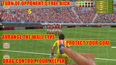 Soccer Free Kick Shootout iPhone screenshot