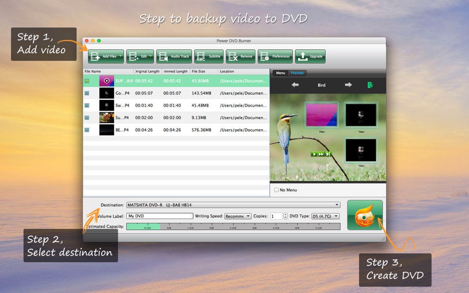 Power DVD Burner - Create DVD - 5.1.9 - (macOS)