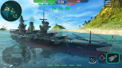 Screenshot #1 pour Warships Universe Naval Battle