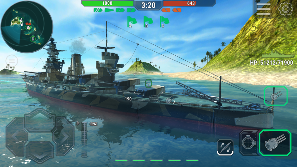 #1. Warships Universe Naval Battle (iOS) 来自: GameSpire Ltd.