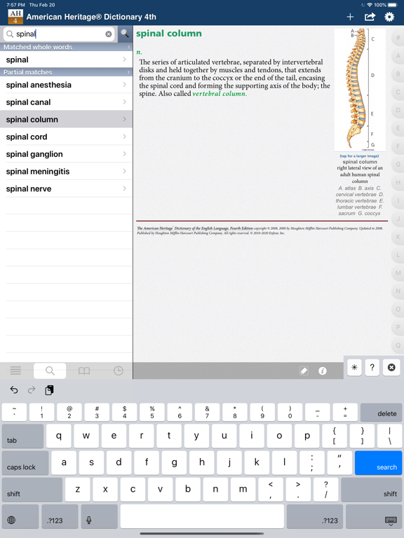 American Heritage® Dictionary iPad screenshot 4 - Reference app