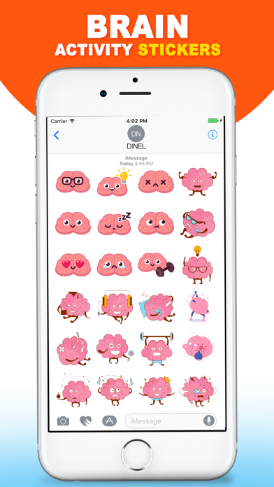 Brainy Brain Activity Stickers screenshot 2
