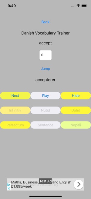 Danish Vocabulary Trainer Pro(圖1)-速報App