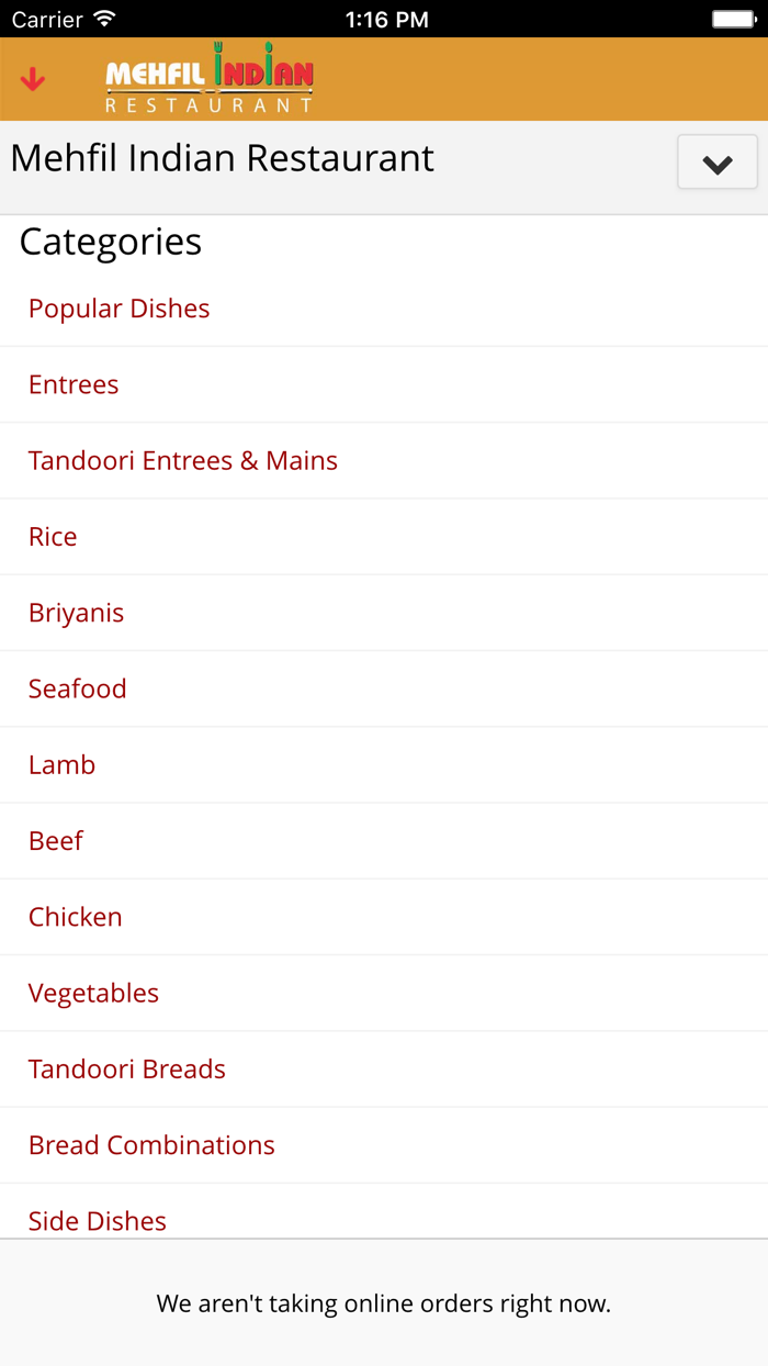 Mehfil Indian Restaurant