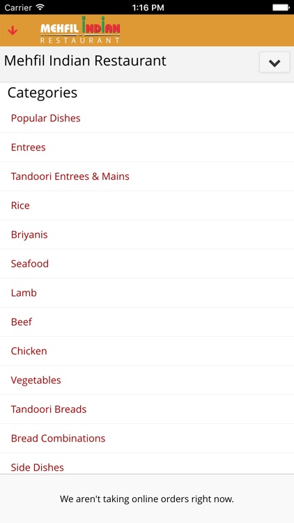 Mehfil Indian Restaurant screenshot-3