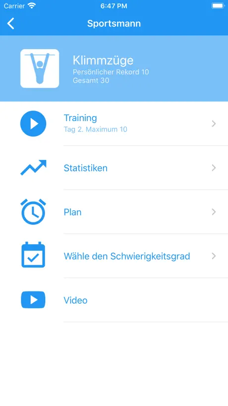 Körpergewichtstraining