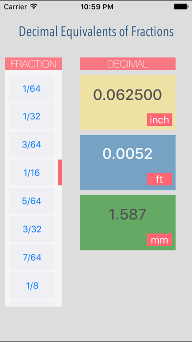 Decimal Fractions Screenshot