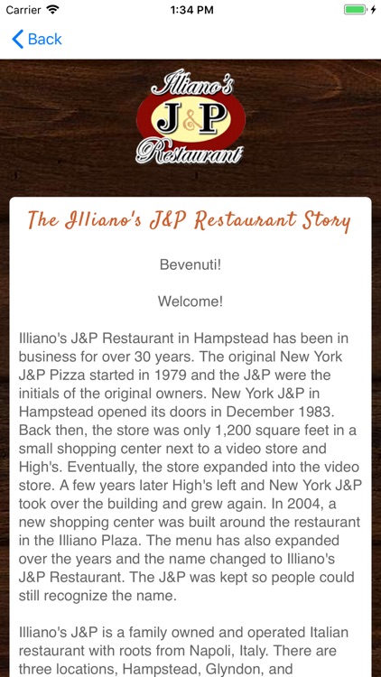 Illiano's J&P Restaurant screenshot-3