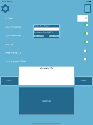 Screenshot 2 Generador contraseñas seguras iphone