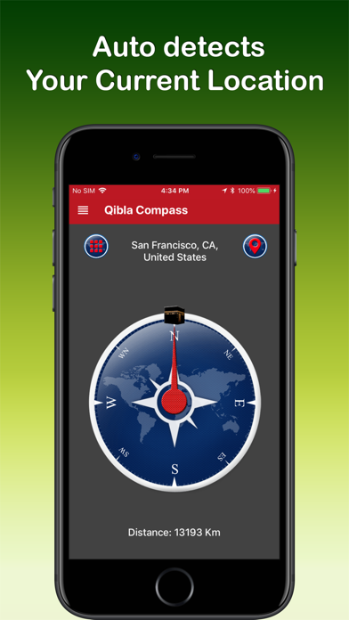 Accurate Qibla Compass Screenshot