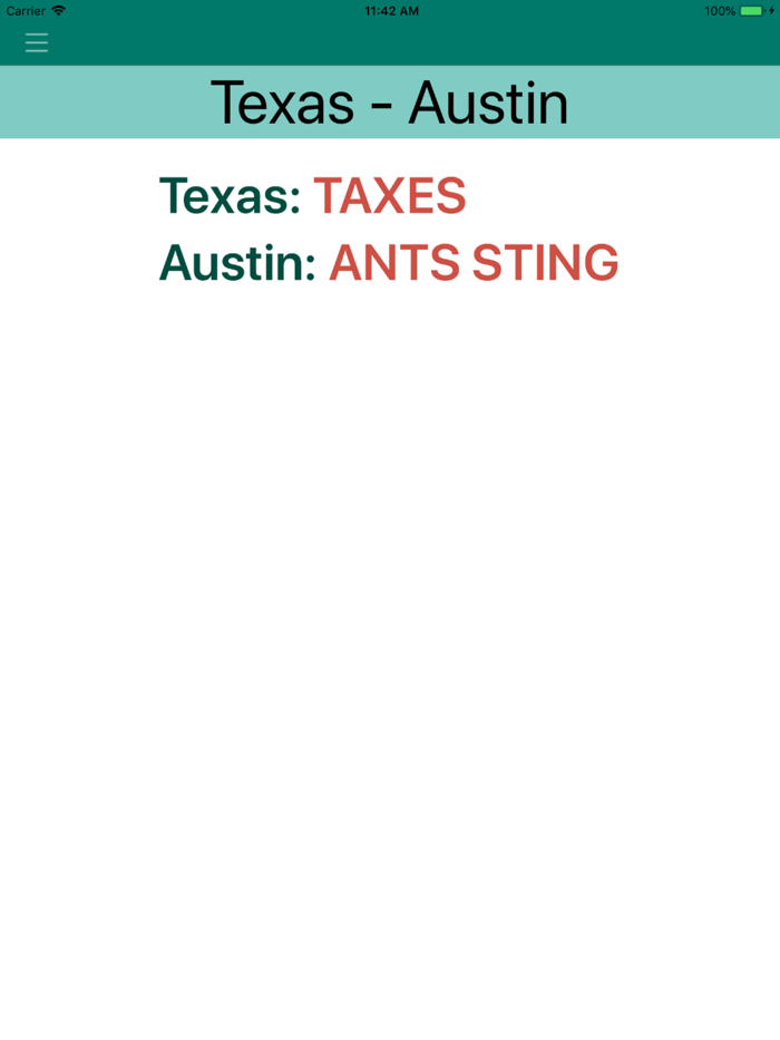 US State Capitals Mnemonics