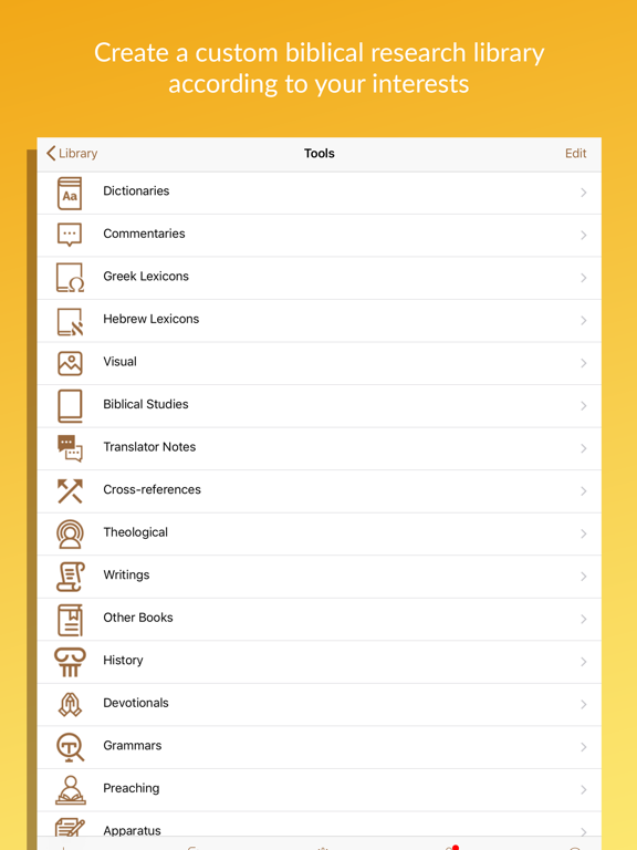 Accordance Bible Software iPad screenshot 5 - Reference app