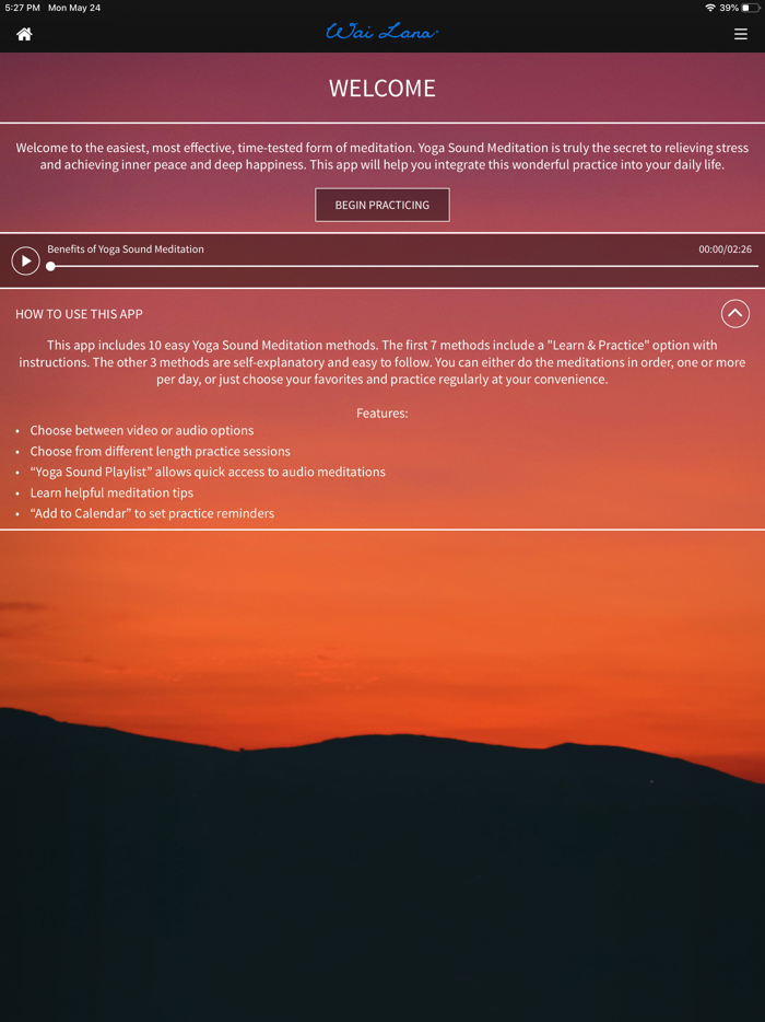 Easy Meditation - Wai Lana