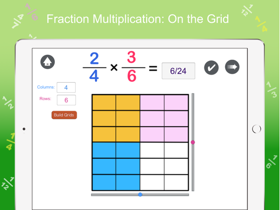 Fractions Using Visual Models iPad screenshot