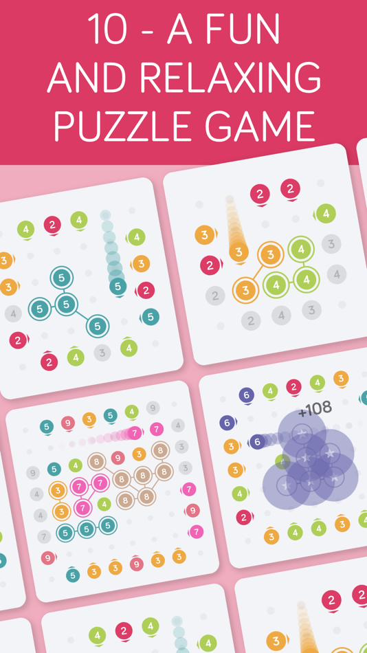 #1. 10™ Connect - Puzzle Game (iOS) By: Marcus Dobler Applications UG (haftungsbeschränkt)